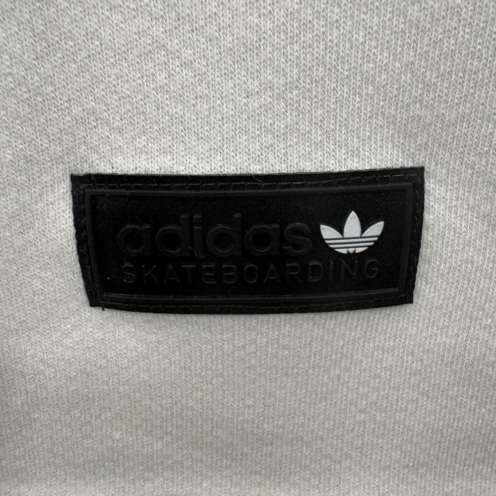 Adidas Skateboarding Shirt Mens XL White FS+Jersey Box Cut Boxy Tee Skater Skate